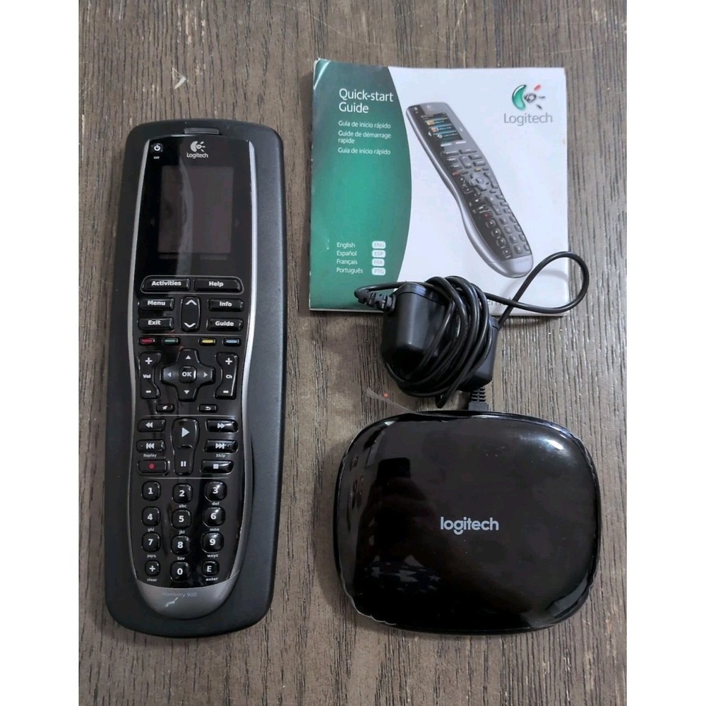 Logitech Harmony 900 Touch Screen Universal Remote Control - No Charger Untested